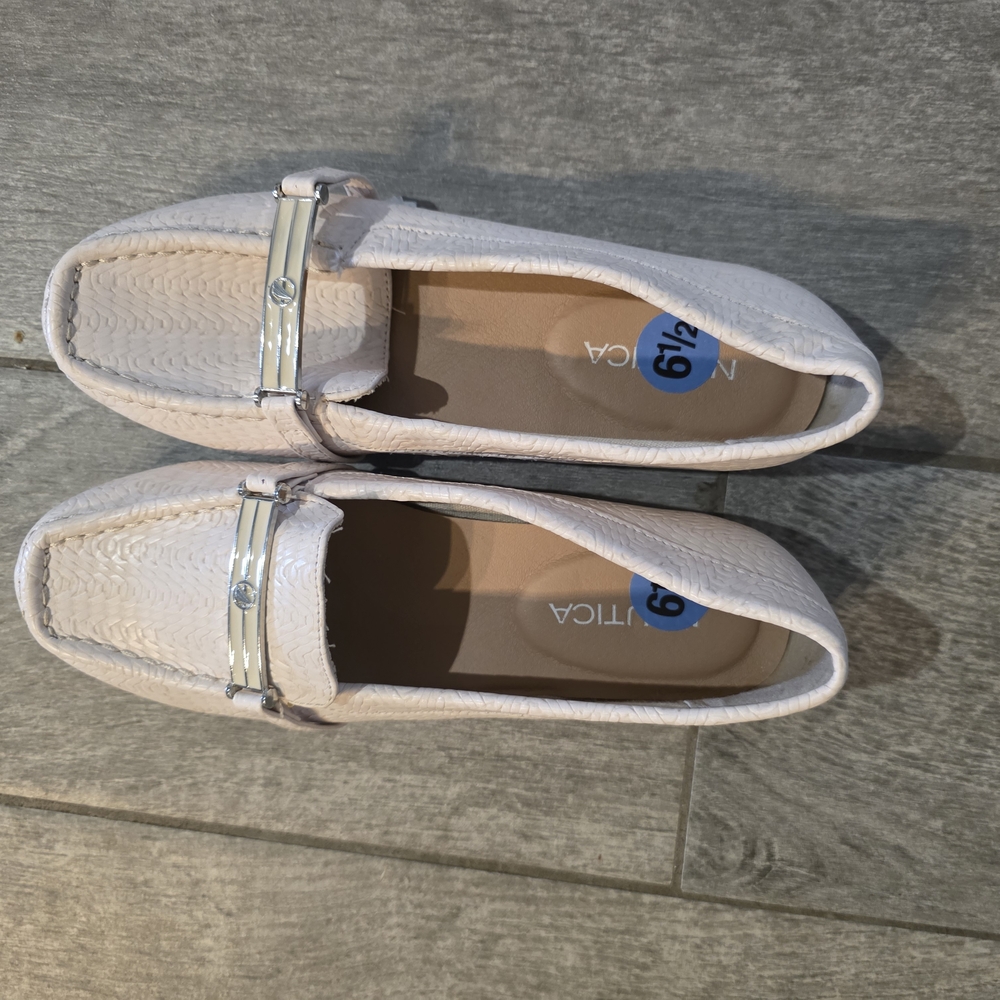 Women's White Loafers